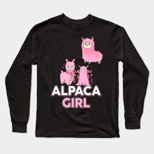 Alpaca Girl Long Sleeve T-Shirt